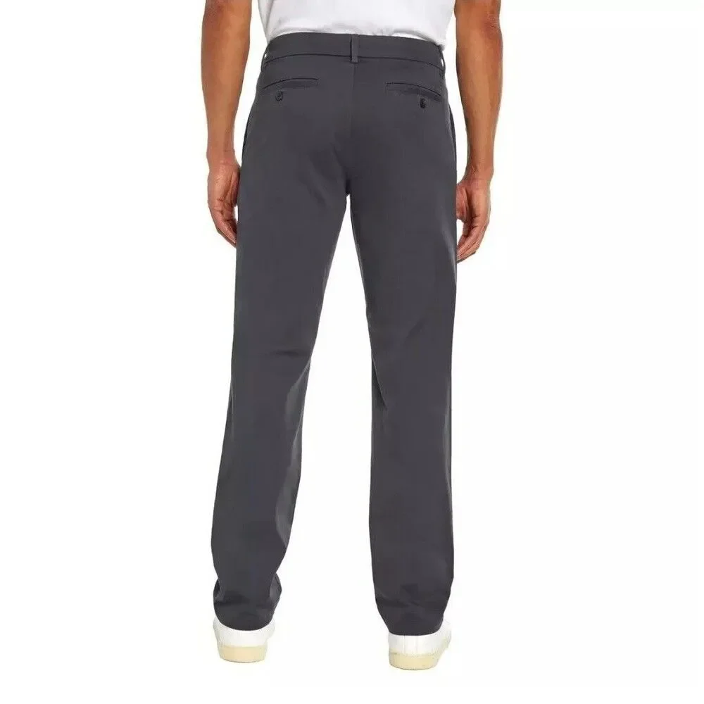 Banana Republic Men’s Cotton Chino Pant 40x29 Gray Slim Straight Fit Stretch NEW - Picture 5 of 7
